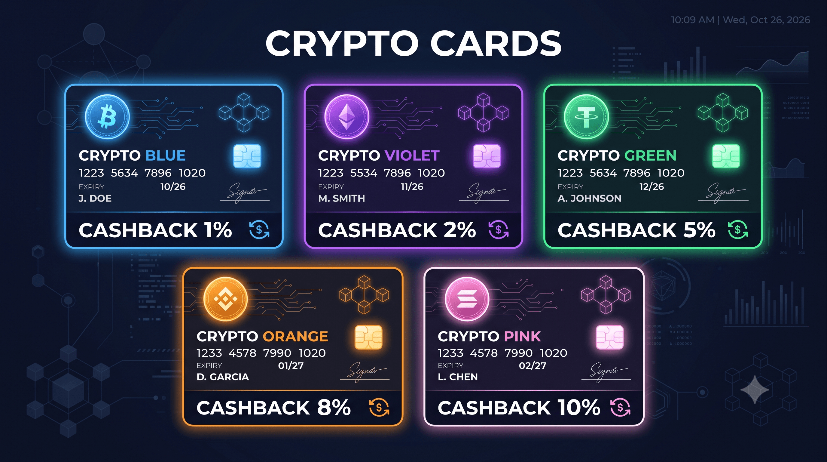 Crypto Cards in 2026: Comparing Five Leading Options — Cashback, Fees and Who Each Card Is For